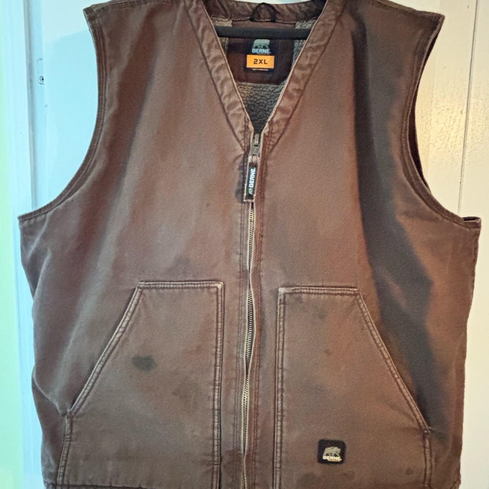 Men's Brown Workwear Vest